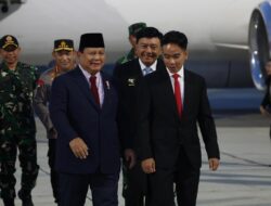 Prabowo Kembali Di Tanah Air usai 2 Minggu Kunker Di 6 Negeri