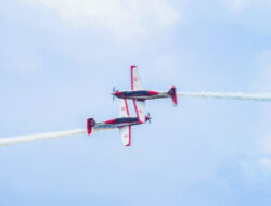 Jupiter Aerobatic Team Pelatihan Perdana Jelang Pembukaan LIMA 2025