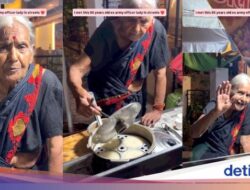 Keren! Nenek Veteran Berusia 80 Tahun Masih Gesit Jualan