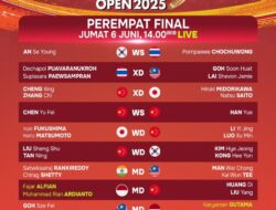 Wakil Indonesia Siap Tempur Ke Perempat Final Indonesia Open 2025, Saksikan Live Ke iNews Premium Sports Mulai Pukul 14.00 WIB