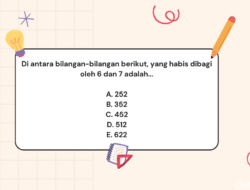 Libur Panjang Usai, Coba Panasin Otak Didalam Soal Sederhana Ini! Bisa Jawab Semua?