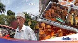Keren! Kakek 76 Tahun Jualan Nasi Campur 10 Lauk Hingga Kendaraan Pribadi