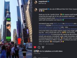 Anggis Devaki Warnai Billboard New York Times Square Lewat Spotify EQUAL