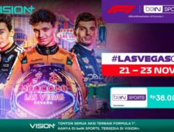 Las Vegas Grand Prix 2025 Siap Digelar! Ini Jadwal Pemutaran Online F1 Di VISION+