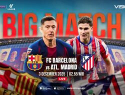 Barcelona vs Atletico Madrid Di VISION+