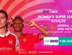 Match Seru Women’s Super League, Ini Link dan Jadwal Penyiaran Langsung Arsenal vs Manchester United Ke VISION+