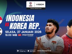 Nonton Indonesia vs Korea Selatan Hingga VISION+, Laga Perdana AFC Futsal Asian Cup Indonesia 2026!