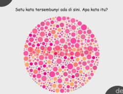 Bisa Tebak Kata Di Gambar Ini? Katanya Sih yang Nggak Buta Warna Cepat Menjawabnya