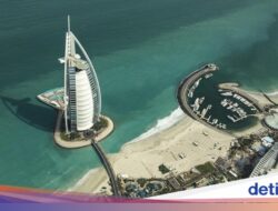 Ledakan Ke Dubai, Fasad Hotel Mewah Burj Al Arab Rusak