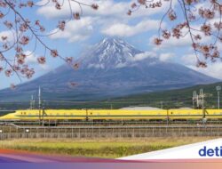 Kereta Wisata Gunung Fuji Khusus Turis Mulai Beroperasi