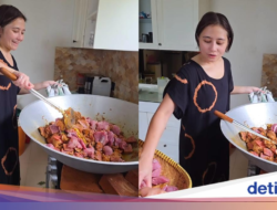 Tak Pernah Absen, Prilly Latuconsina Masak Rendang Lebaran Bagi Keluarga