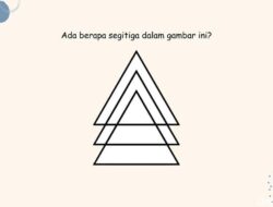 Ada Berapa Segitiga Untuk Gambar Bertumpuk Ini? Cuma IQ Super yang Bisa Temukan Semua