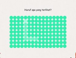 Bisa Temukan Huruf Apa Di Gambar Ini? Redupkan Layar Kalau Tak Terlihat
