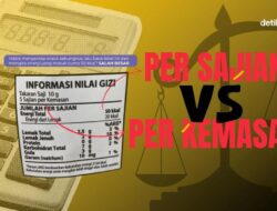 Infografis: Salah Baca Berujung Gendut, Ini Arti 'Per Sajian' Hingga Label Konsumsi Bergizi