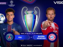 Link Nonton Semifinal Perserikatan Champions: PSG vs Bayern Munchen Di VISION+