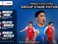 Perjuangan Timnasional Ke Trophy AFF Futsal, Ini Jadwal Lengkap dan Link Pemutaran Online Ke VISION+
