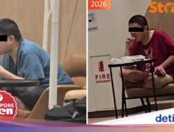 Nekat! Pria Ini Makan Kentang Goreng hingga Durian Ke Perpustakaan