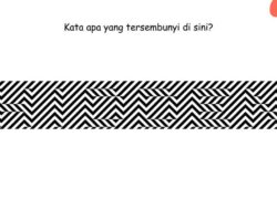 Seberapa Tajam Penglihatanmu? Coba Cari Kata Tersembunyi Hingga Gambar Ini