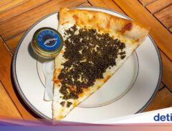 Wow! Pizza Rp1 Juta per Potong Ini Pakai Kaviar dan Adonan 60 Tahun