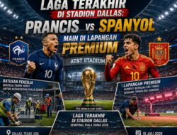 Prancis vs Spanyol Main Ke Lapangan Premium