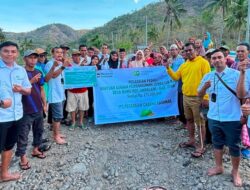 Pegadaian Peduli Salurkan Dukungan Pembangunan Jembatan Raba Sa’u Desa Mawu
