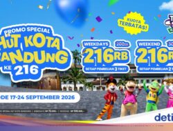 Mau Rayakan HUT Bandung Sambil Seru-Seruan? Berangkat Hingga Trans Studio Mulai Rp200 Ribuan