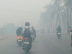 Jarak Pandang 5 Meter Akibat Asap Karhutla, Pengendara Diimbau Pelan